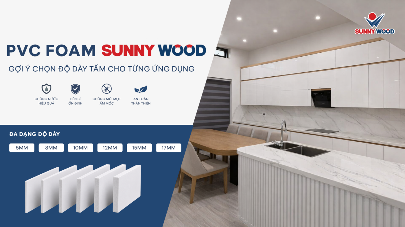 độ dày PVC Foam